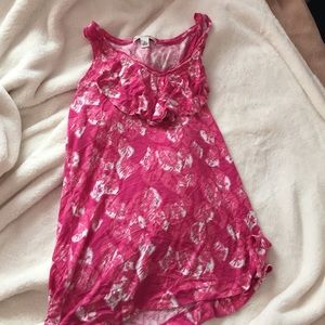 Banana republic flowy racer back tank top