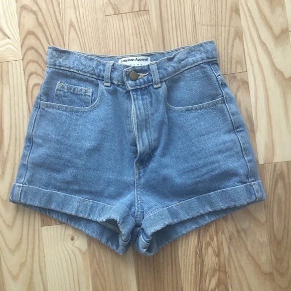 American Apparel High Waisted Shorts