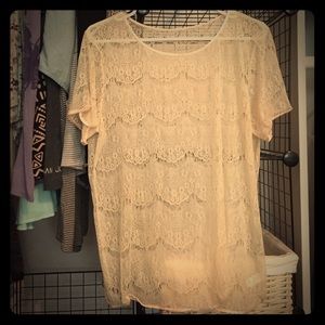 American apparel mesh top