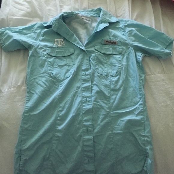 Columbia a&m fishing shirt