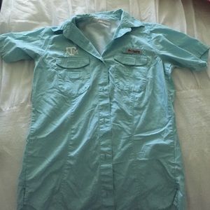 Columbia a&m fishing shirt