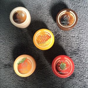 5 body shop lip balms