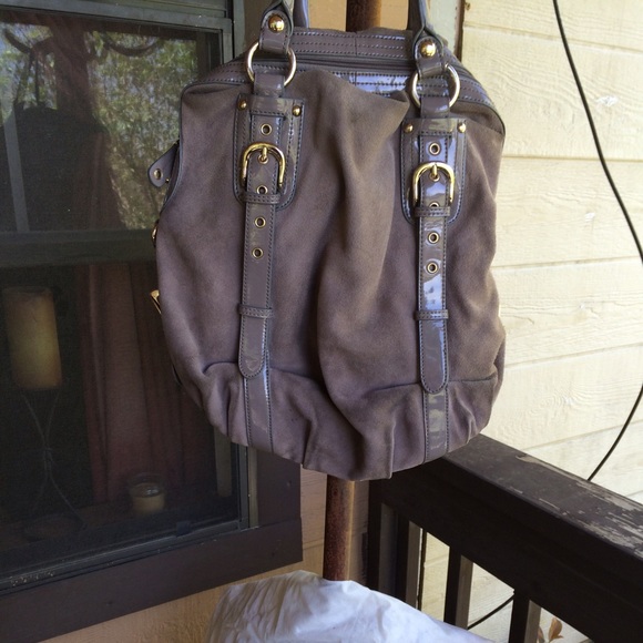 Hype Gray Shoulder Handbag.