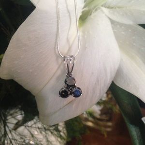 New Moissanite Necklace 20" Snake Chain