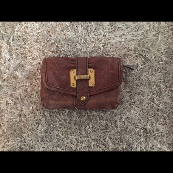 Fossil Brown Leather Wallet