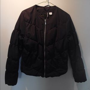 BLACK TRENDY BOMBER JACKET