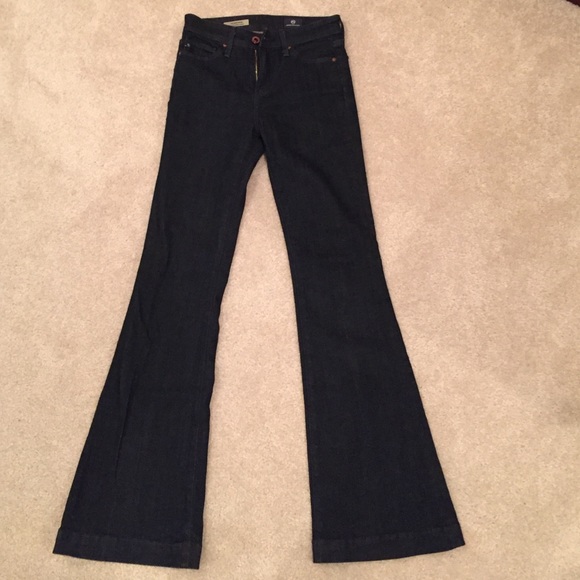 High rise flare AG jeans