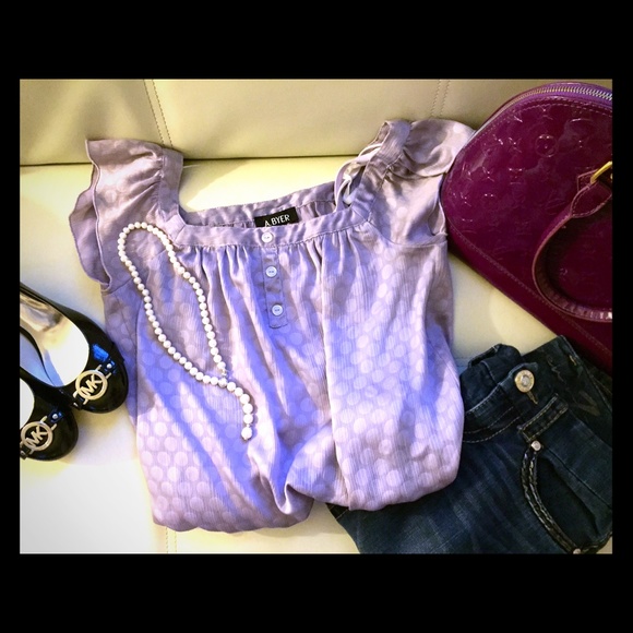 Breezy Lilac Summer Blouse