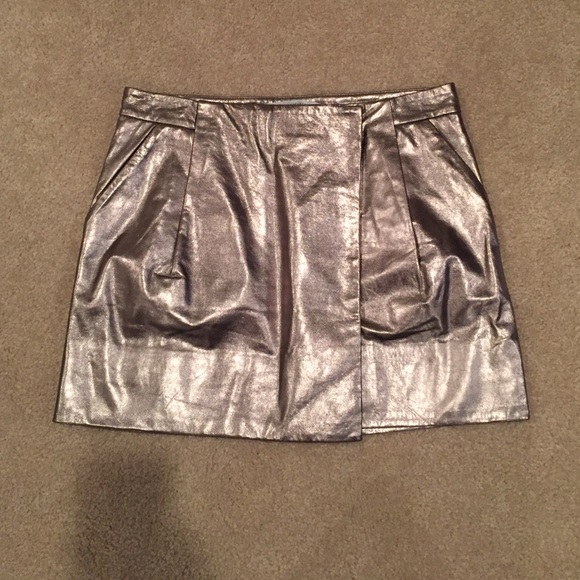 DVF metallic skirt