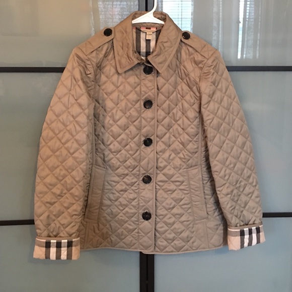 🚫🚫SOLD🚫🚫 Burberry Brit Diamond Quilted Jacket