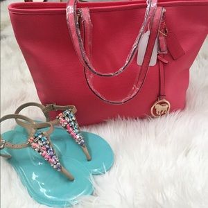 Gianni Bini jeweled flat sandal