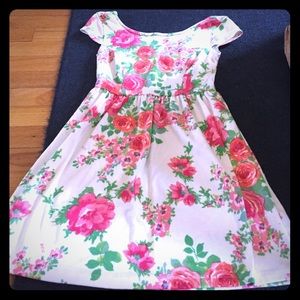 Spring/summer floral dress