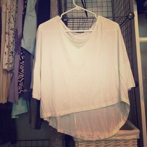 Aritzia Wilfred crop top