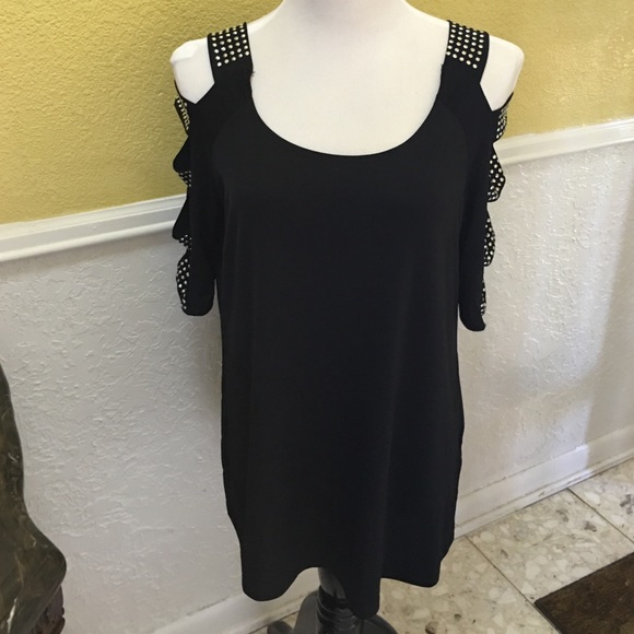 Black blouse from slinky brand (hsn)