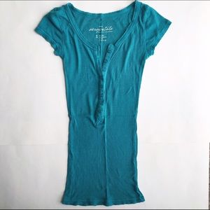 🎽teal Aeropostale shirt🎽