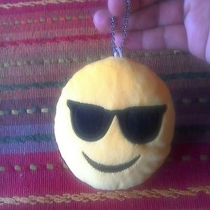 NEW Emoji Keychain Glasses Shades Cool Emoji 4 1\4