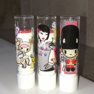 Opened 3 TOKIDOKI lip balm!!!