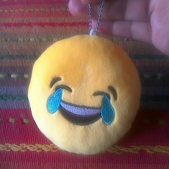 NEW Emoji Keychain Tears Laughing Crying Emoji - Picture 1 of 1