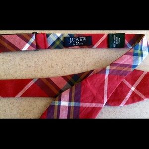 J Crew Plaid Bow Tie