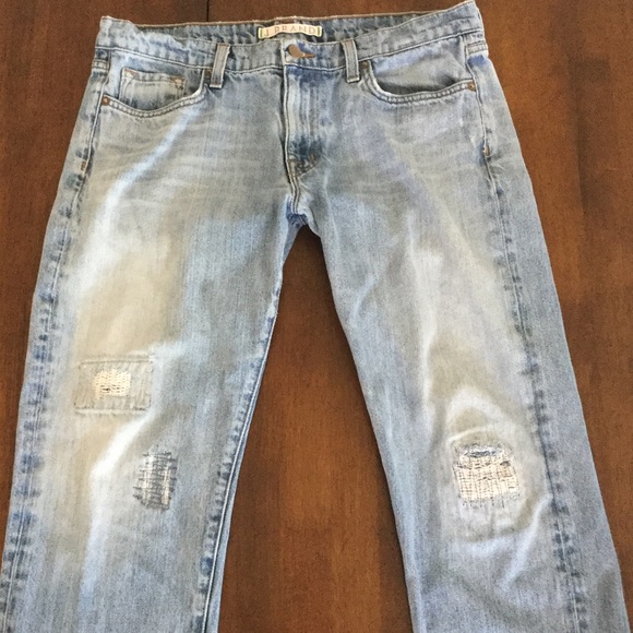 J Brand Denim - J Brand factory distressed cropped jeans 28