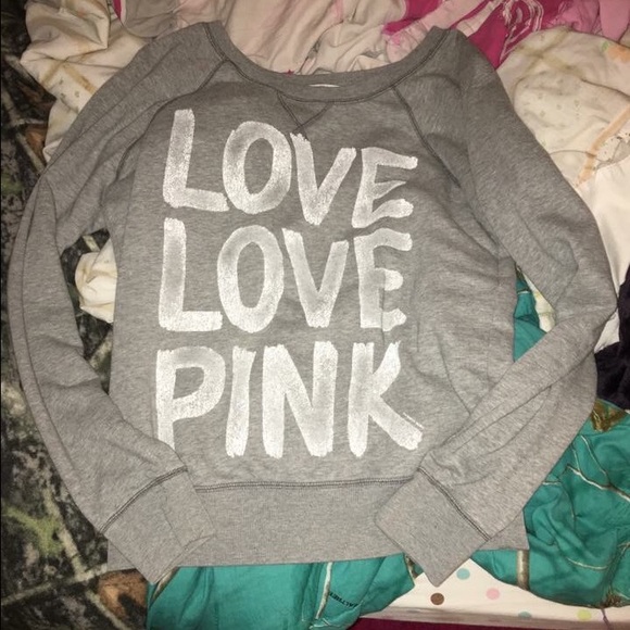 PINK grey cheetah long sleeve tee