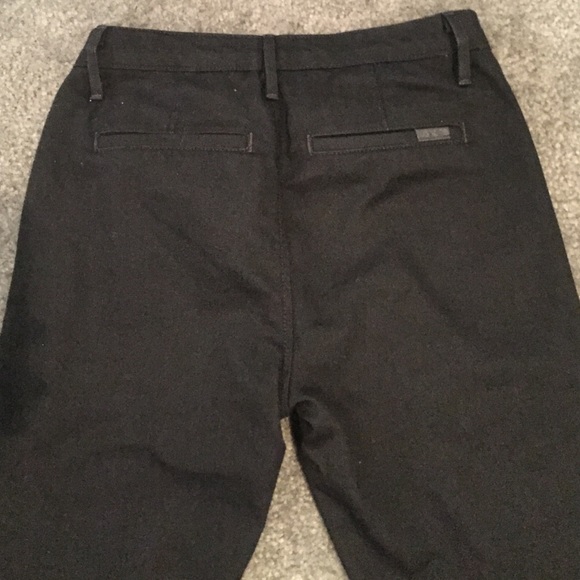 Black denim, Joe Jeans, slim cut.