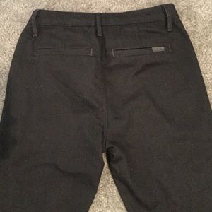 Black denim, Joe Jeans, slim cut.