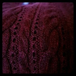 Burgundy  long sleeve sweater
