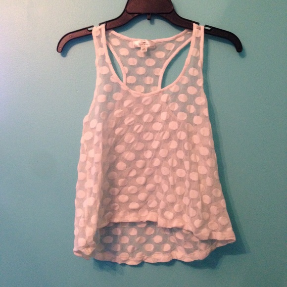 Polka dot tank