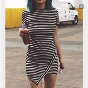 Black and white dress