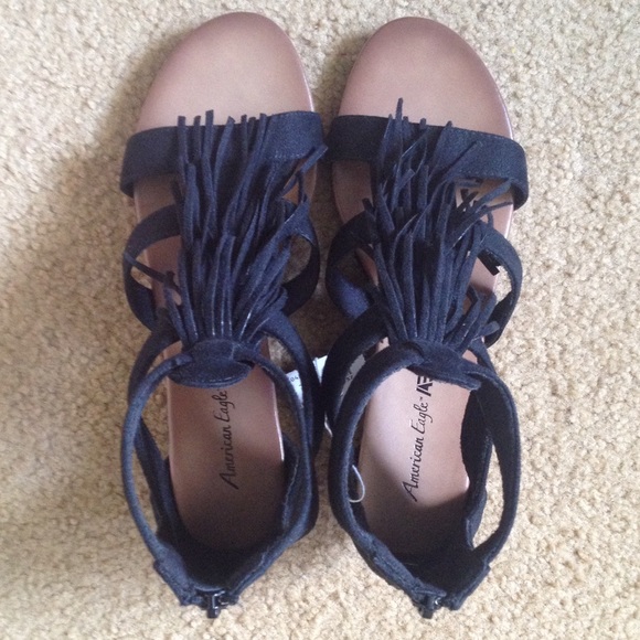 NWT Payless Shoe Source Fringe Sandals