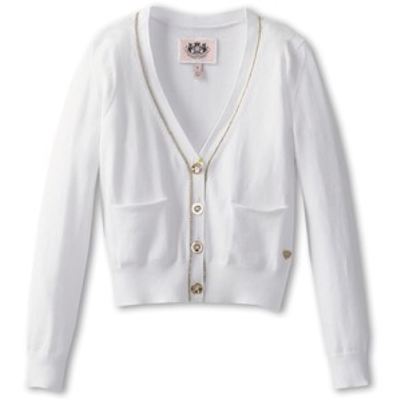 Juicey Couture Kids White Cardigan