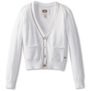 Juicey Couture Kids White Cardigan