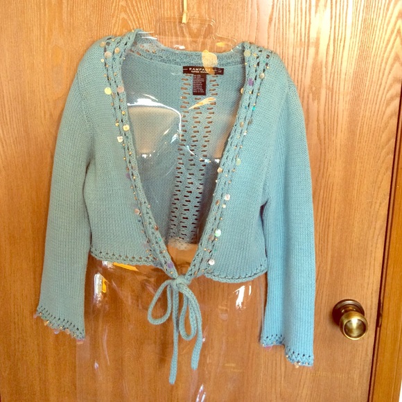 Rampage Sweaters - Beautiful blue knit sweater
