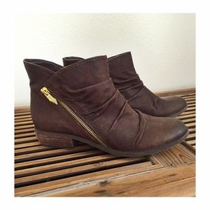 Brown booties!