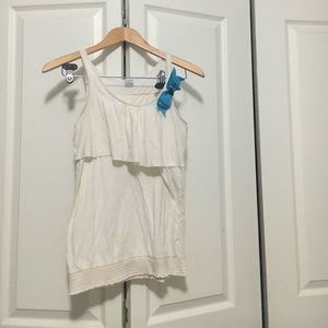 Blue Bow'd Tank-Top
