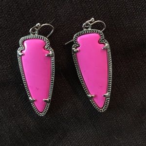 Kendra Scott Sky Hot Pink Earrings