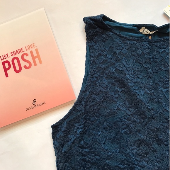Free People Sapphire Lace Crop Top - Picture 2 of 7
