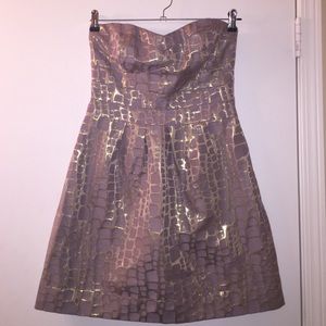 BEAUTIFUL Purple and Gold American Eagle Dress