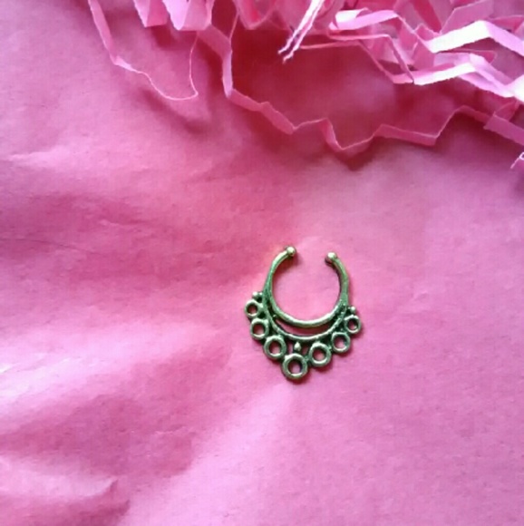 Bronze septum clip