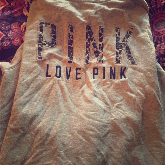 Pink hoodie