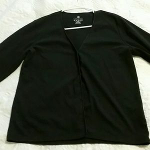 Land's End black cover up sweater