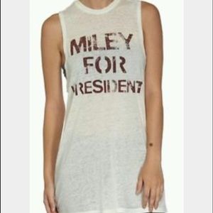 Miley for president tank