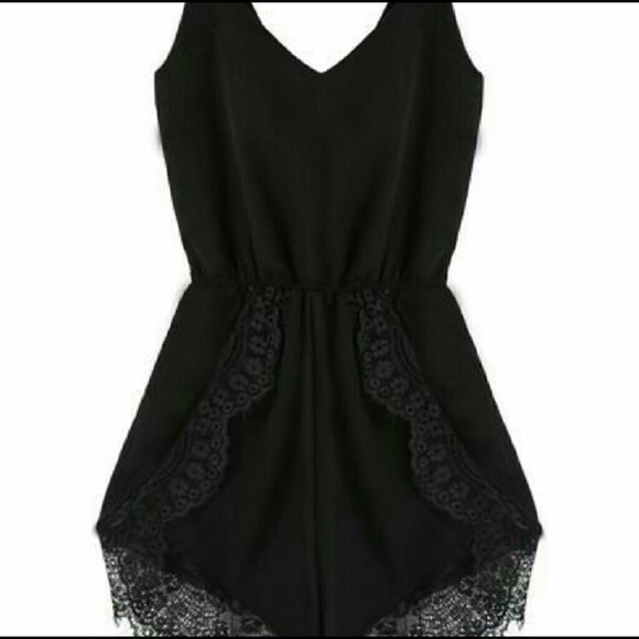 ADORABLE Black Lace Romper!!!