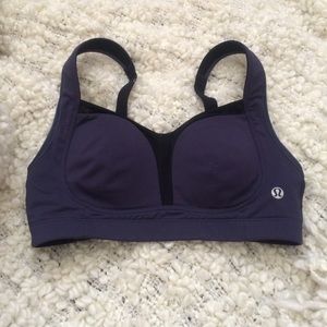 Lululemon Sports Bra Purple and Black