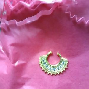 Gold septum nose clip