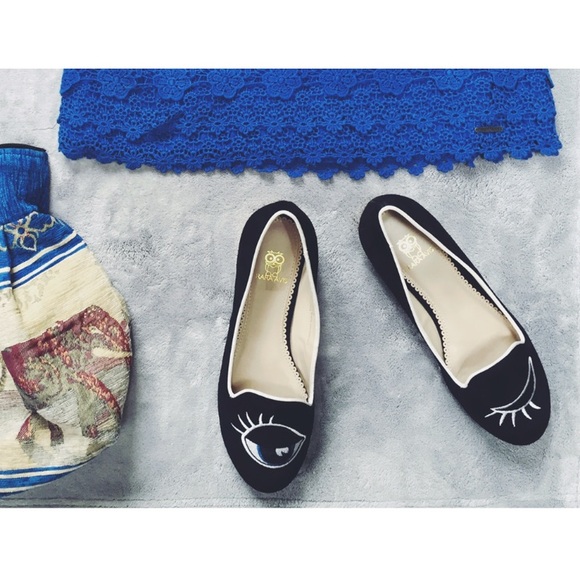 Suede Wink Smoking Loafers by Iris Apfel
