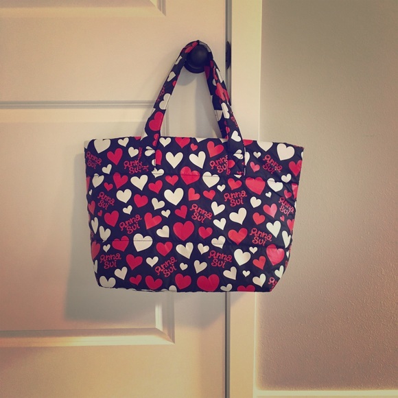 Anna Sui nylon tote bag