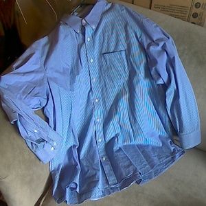 Izod 4XL/4TG/4XG Blue Mens Collar Shirt