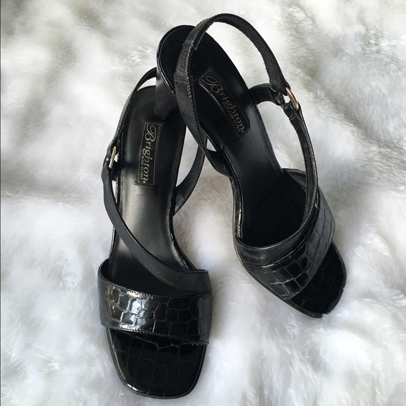 Closet clear out ❗️Brighton Croc Leather Heels